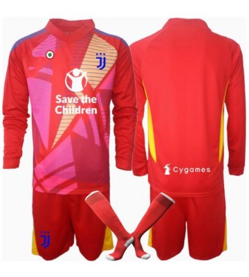 Lacne Dětský Futbalové dres Juventus Brankarsky  2024-25 Dlhy Rukáv - Domáci (+ trenírky)